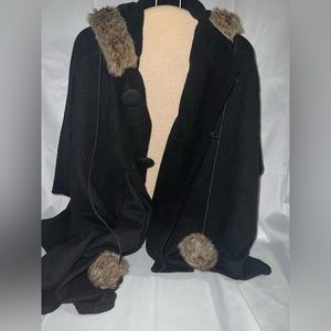 fur shawl